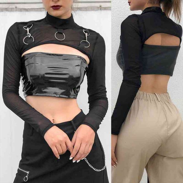 fashion women lady mesh long sleeve o neck crop bikini cover up t-shirt blouse girls autumn, White;black
fashion women lady mesh long sleeve o neck crop bikini cover up t-shirt blouse girls autumn, White;black