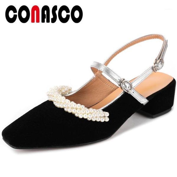 conasco women sandals woman pumps velvet summer pearl decoration ankle strap square toe square heeled casual shoes shoes woman1, Black
conasco women sandals woman pumps velvet summer pearl decoration ankle strap square toe square heeled casual shoes shoes woman1, Black
