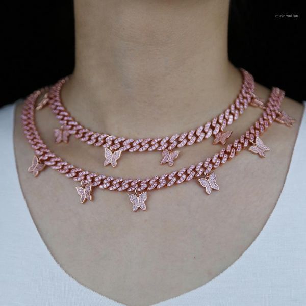 iced out butterfly charm necklace cuban link chain choker necklace women girls butterfly chains bling hip hop pendant jewelry1, Golden;silver
iced out butterfly charm necklace cuban link chain choker necklace women girls butterfly chains bling hip hop pendant jewelry1, Golden;silver