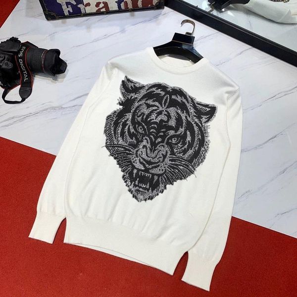 o-neck autumn and winter long-sleeved thickening personality self-cultivation trend rhinestone sweater men plus size, White;black
o-neck autumn and winter long-sleeved thickening personality self-cultivation trend rhinestone sweater men plus size, White;black