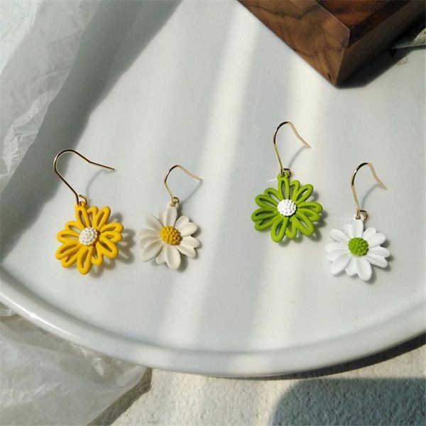 dangle & chandelier korean fashion earrings for women cute romantic chrysanthemum flowers tassel asymmetric long gifts, Silver
dangle & chandelier korean fashion earrings for women cute romantic chrysanthemum flowers tassel asymmetric long gifts, Silver