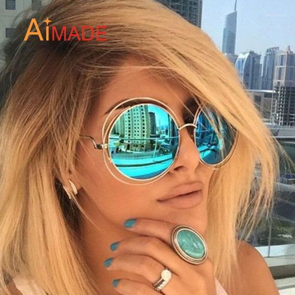 wholesale-aimade oversized round sunglasses fashion women large size big mirror sun glasses lady female vintage uv4001, White;black
wholesale-aimade oversized round sunglasses fashion women large size big mirror sun glasses lady female vintage uv4001, White;black