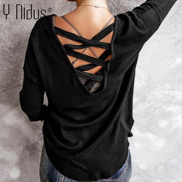 winter women blouses 2020 back hollow out tie solid shirt long sleeve female knited blouse woman blouse autumn ladies top, White
winter women blouses 2020 back hollow out tie solid shirt long sleeve female knited blouse woman blouse autumn ladies top, White