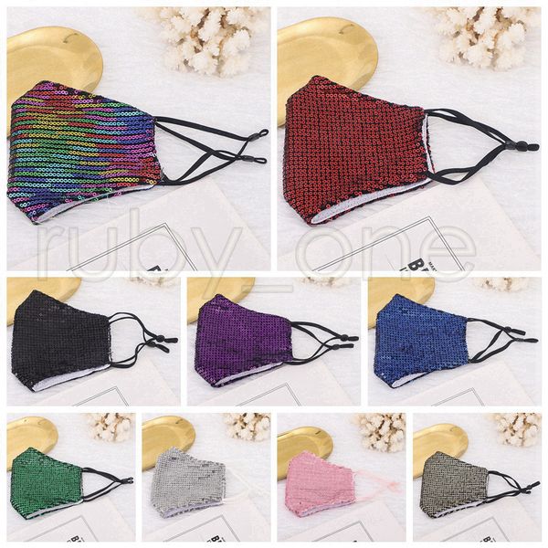 9 colors fashion bling 3d washable factory reusable pm2.5 care shield sun color gold elbow sequins designer shiny face mask rra3566
9 colors fashion bling 3d washable factory reusable pm2.5 care shield sun color gold elbow sequins designer shiny face mask rra3566