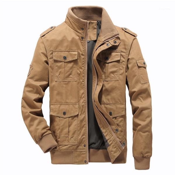 2020 new fashion autumn men jacket coat standing collar large size cotton outdoor loose multiple pockets casual cotton outfit 4x1, Black;brown
2020 new fashion autumn men jacket coat standing collar large size cotton outdoor loose multiple pockets casual cotton outfit 4x1, Black;brown