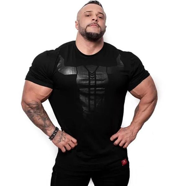 men fitness bodybuilding skinny t-shirt short sleeve cotton shirts male summer casual fashion tee crossfit brand clothing, White;black
men fitness bodybuilding skinny t-shirt short sleeve cotton shirts male summer casual fashion tee crossfit brand clothing, White;black