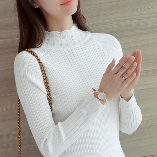 autumn winter women fashion turtleneck slim long sleeve sweater pullovers women casual warm sweater pullovers, White;black
autumn winter women fashion turtleneck slim long sleeve sweater pullovers women casual warm sweater pullovers, White;black