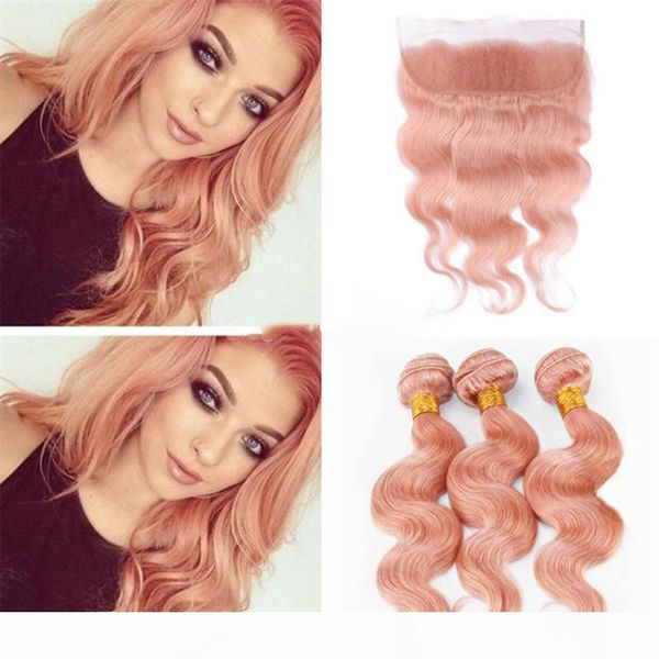 2020 popular hair bundles body wave pink hair extensions 3 bundles with 13*4 frontal for woman, Black;brown
2020 popular hair bundles body wave pink hair extensions 3 bundles with 13*4 frontal for woman, Black;brown