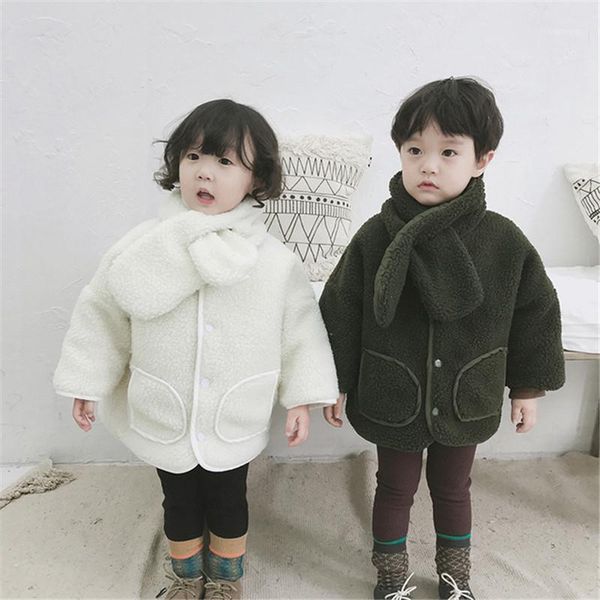 winter korean style boys and girls fleece quilted casual jackets with scarf 2020 children loose reversible coats toddler kids1, Blue;gray
winter korean style boys and girls fleece quilted casual jackets with scarf 2020 children loose reversible coats toddler kids1, Blue;gray