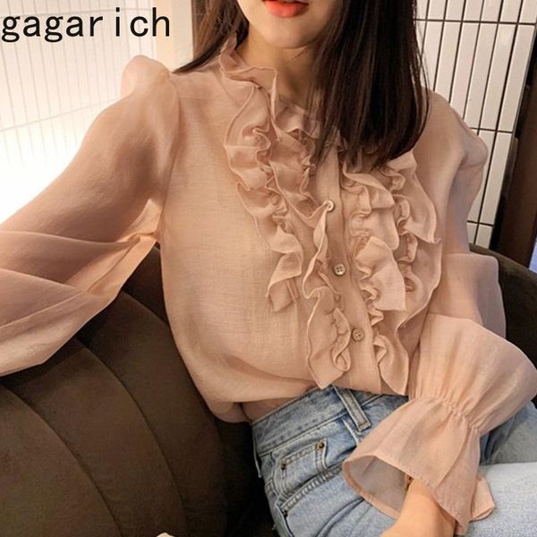 gagarich women shirt 2021 spring autumn korean chic japanese sweet female age-reducing lace stitching flared sleeve blouses, White
gagarich women shirt 2021 spring autumn korean chic japanese sweet female age-reducing lace stitching flared sleeve blouses, White