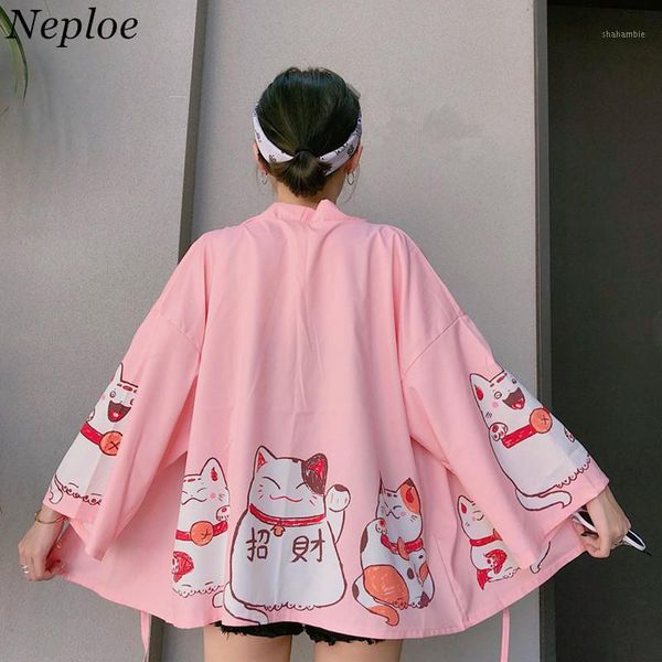neploe 2019 japanese kimonos cat print cardigan harajuku loose kimono pink blouses feminino outerwear shirts women coats 357141, White
neploe 2019 japanese kimonos cat print cardigan harajuku loose kimono pink blouses feminino outerwear shirts women coats 357141, White