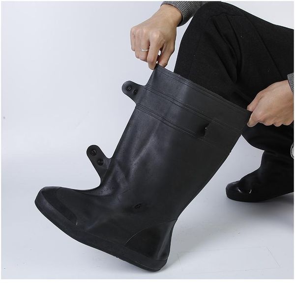 high rain boots shoe cover reusable waterproof cold resistance thickened overshoes keep warm in winter for jllhxy
high rain boots shoe cover reusable waterproof cold resistance thickened overshoes keep warm in winter for jllhxy
