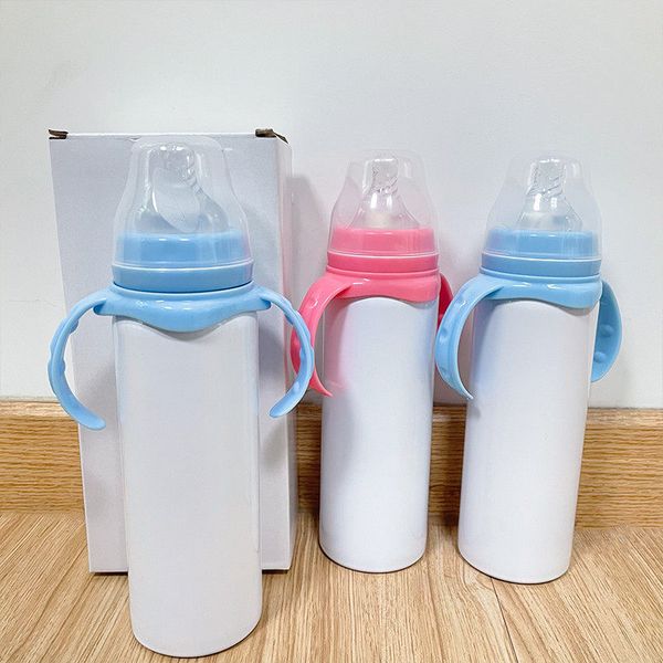sublimation bottle 8oz baby pacifier cup blank diy double walled stainless steel kid sippy cups for festival gift
sublimation bottle 8oz baby pacifier cup blank diy double walled stainless steel kid sippy cups for festival gift