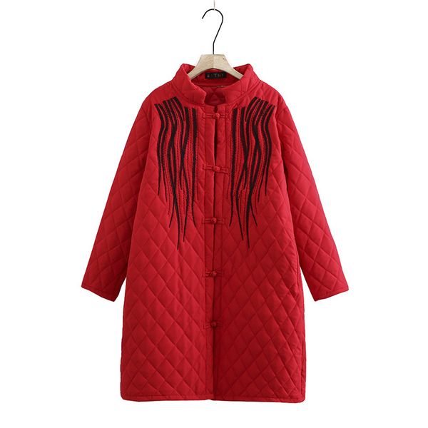 more winter cotton jackets big size to long quilted line outerwear female parkas 8h0d, Black
more winter cotton jackets big size to long quilted line outerwear female parkas 8h0d, Black