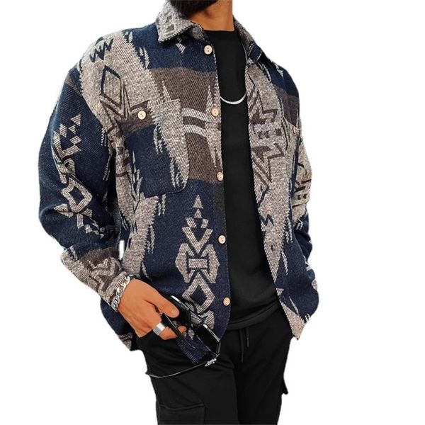 men's casual shirts men's button print loose long sleeve lapel vintage pattern street trend coat, White;black
men's casual shirts men's button print loose long sleeve lapel vintage pattern street trend coat, White;black