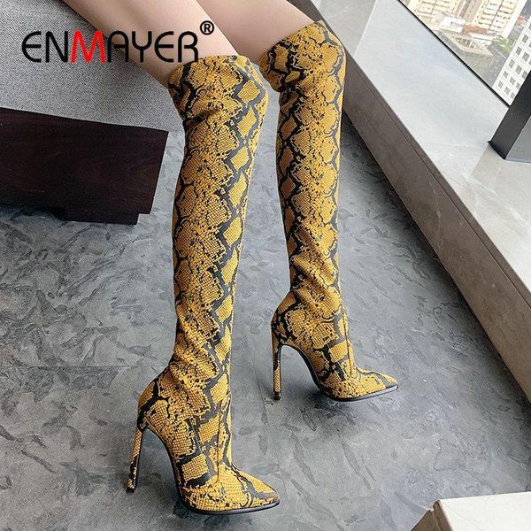 boots enmayer 2021 slip-on pointed toe animal prints faux suede slim over the knee thin heel winter shoes women size 34-431, Black
boots enmayer 2021 slip-on pointed toe animal prints faux suede slim over the knee thin heel winter shoes women size 34-431, Black