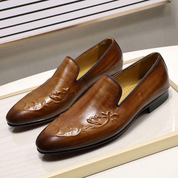 2020 luxury fall of men moccasins for street wedding party fashion genuine brown leather real slither in formal shoes, Black
2020 luxury fall of men moccasins for street wedding party fashion genuine brown leather real slither in formal shoes, Black