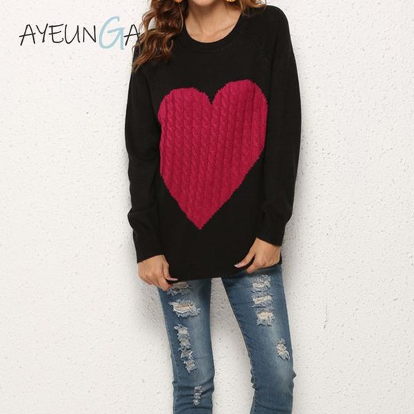 autumn winter heart knitted sweater pullovers casual long sleeve women winter clothes loose lovely o-neck fashion sweater mujer1, White;black
autumn winter heart knitted sweater pullovers casual long sleeve women winter clothes loose lovely o-neck fashion sweater mujer1, White;black