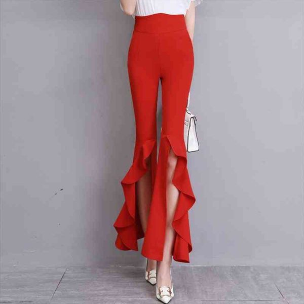 hanzangl brand spring summer classic red black womens nine trousers casual suit pant flared pants s l xl xxl, Black;white
hanzangl brand spring summer classic red black womens nine trousers casual suit pant flared pants s l xl xxl, Black;white
