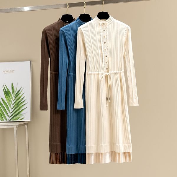 gigogou winter women dress knitted long straight maxi dress lace thick turtleneck women sweater drawsting robe pleated dresses t200107, White;black
gigogou winter women dress knitted long straight maxi dress lace thick turtleneck women sweater drawsting robe pleated dresses t200107, White;black