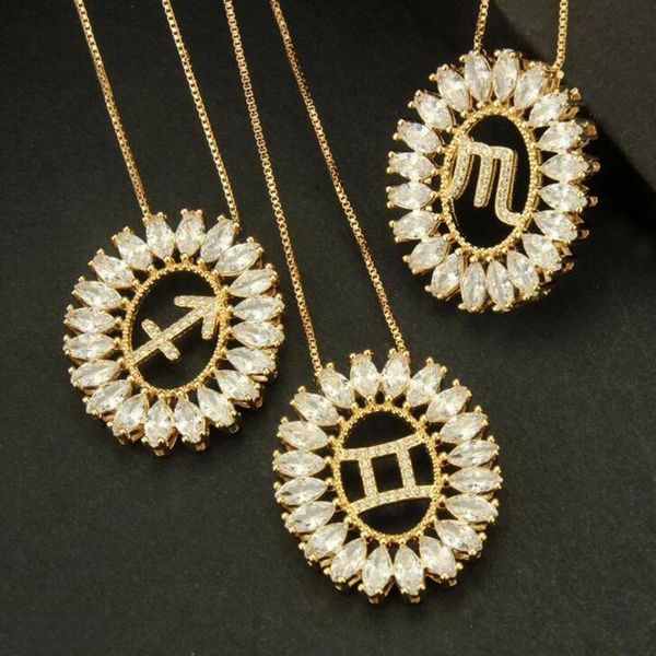 2020 новые bling zircon 12 созвездие ожерелье круглый зодиак символ ожерелья подвеска для женщин мужчины день рождения подарок ювелирных изд, Silver
2020 новые bling zircon 12 созвездие ожерелье круглый зодиак символ ожерелья подвеска для женщин мужчины день рождения подарок ювелирных изд, Silver