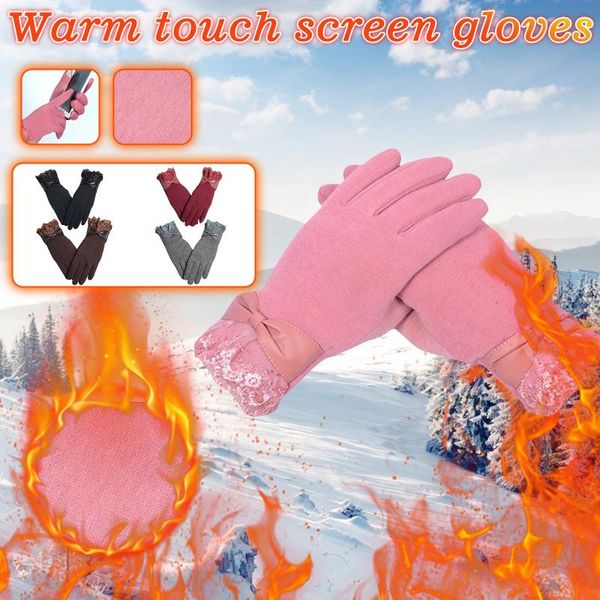 five fingers gloves autumn winter fashion women' thick warm lace bowknot non-fleece touches screen comfortable, Blue;gray
five fingers gloves autumn winter fashion women' thick warm lace bowknot non-fleece touches screen comfortable, Blue;gray