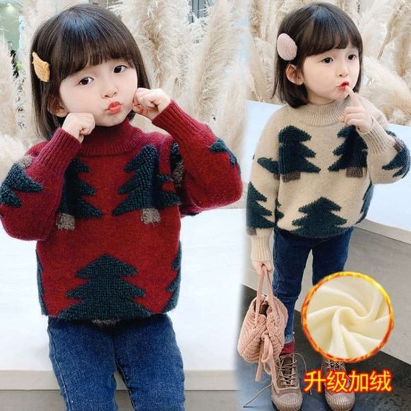 children's christmas tree plush thickened 2020 new autumn and winter girls' foreign sle pullover sweater, Blue
children's christmas tree plush thickened 2020 new autumn and winter girls' foreign sle pullover sweater, Blue