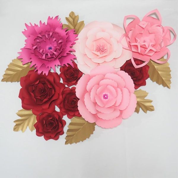decorative flowers & wreaths 2021 mix giant paper artificial backdrop 9pcs+6 leaves for wedding event decor baby nursery windows display1
decorative flowers & wreaths 2021 mix giant paper artificial backdrop 9pcs+6 leaves for wedding event decor baby nursery windows display1