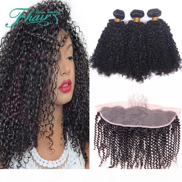 9a malaysian hair kinky curly lace frontal with bundles part afro kinky curly 13x4 full lace frontal with hair weaves 4pcs lot, Black
9a malaysian hair kinky curly lace frontal with bundles part afro kinky curly 13x4 full lace frontal with hair weaves 4pcs lot, Black