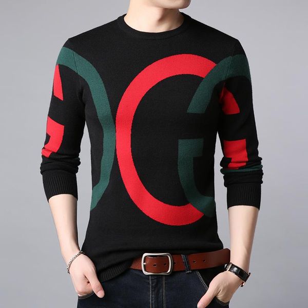 winter men's fashion korean style autumn and winter slim men's knitted sweaters letters casual all-match sweater, White;black
winter men's fashion korean style autumn and winter slim men's knitted sweaters letters casual all-match sweater, White;black