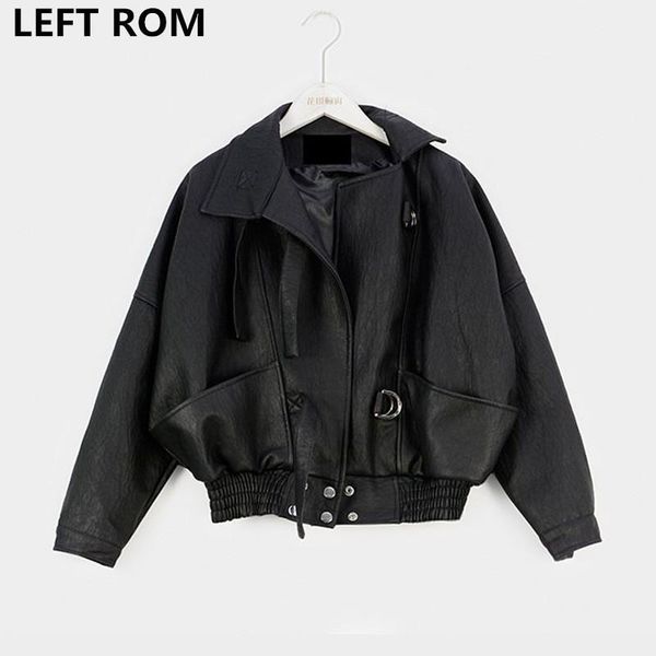 women's leather & faux left rom 2021 fashion women winter black jackets lady bomber motorcycle cool outerwear coat with belt 1
women's leather & faux left rom 2021 fashion women winter black jackets lady bomber motorcycle cool outerwear coat with belt 1