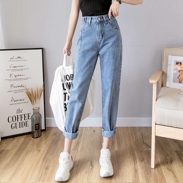 jeans women's capris net red 2020 summer new loose and slim fit straight leg high waist dad pants, Blue
jeans women's capris net red 2020 summer new loose and slim fit straight leg high waist dad pants, Blue