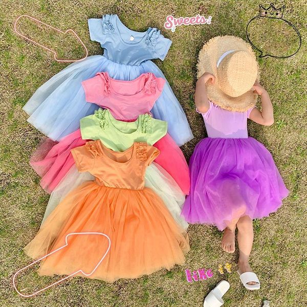 summer girls tutu dress baby dress kids vestidos children fashion clothes candy color mesh patch ruched floral 3 to 12 yrs1, Red;yellow
summer girls tutu dress baby dress kids vestidos children fashion clothes candy color mesh patch ruched floral 3 to 12 yrs1, Red;yellow