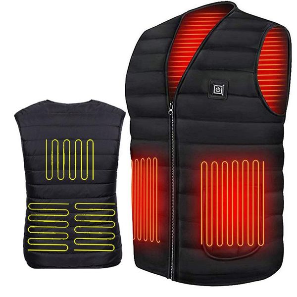 men's vests men autumn winter smart cotton fever heated vest usb infrared electric heating women flexible thermal warm jacket, Black;white
men's vests men autumn winter smart cotton fever heated vest usb infrared electric heating women flexible thermal warm jacket, Black;white