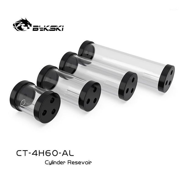bykski 60mm cylinder reservoirs, black aluminum alloy cover acrylic body, 60mm diameter 80/130/180/240mm length, ct-4h60-al1
bykski 60mm cylinder reservoirs, black aluminum alloy cover acrylic body, 60mm diameter 80/130/180/240mm length, ct-4h60-al1