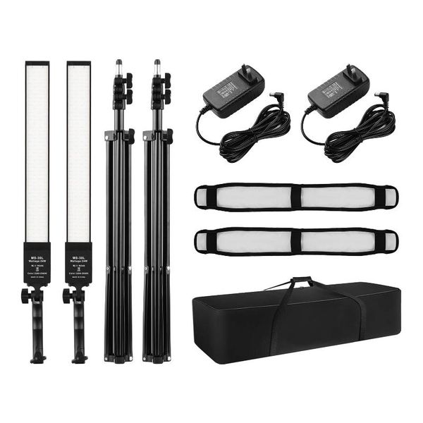 pgraphy lighting kit with 3200-5500k bi-color dimmable led light bar strip light stands/diffuser cloth/power adapters/bag
pgraphy lighting kit with 3200-5500k bi-color dimmable led light bar strip light stands/diffuser cloth/power adapters/bag
