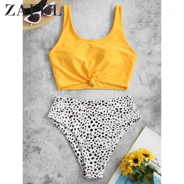 bikinis set zaful knot dalmatian print tankini swimsuit leopard dot mix and match shoulder strap suit high waisted removable padded swimsuit
bikinis set zaful knot dalmatian print tankini swimsuit leopard dot mix and match shoulder strap suit high waisted removable padded swimsuit