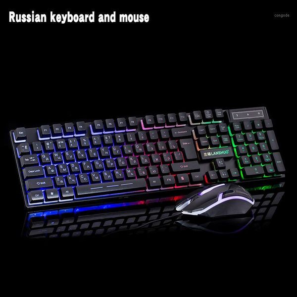 keyboard mouse combos russian mechanical feel gaming led backlit usb wired set gamer kit for computer game pc lap
keyboard mouse combos russian mechanical feel gaming led backlit usb wired set gamer kit for computer game pc lap