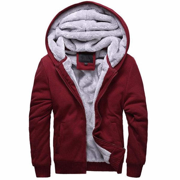 winter of men thicken hoodie solid color zip with male hood velvet baseball jacket sweatshirt plus size 5xl, Black
winter of men thicken hoodie solid color zip with male hood velvet baseball jacket sweatshirt plus size 5xl, Black