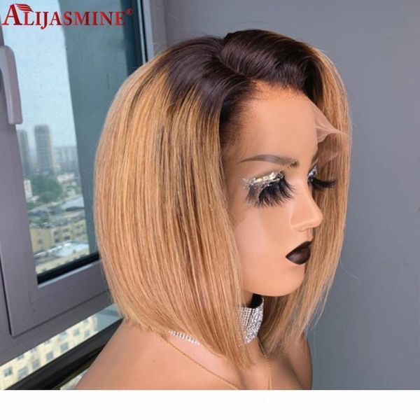 150 density honey blonde colored short bob wig t part lace front human hair wigs for black women brazilian remy highlight wig, Black;brown
150 density honey blonde colored short bob wig t part lace front human hair wigs for black women brazilian remy highlight wig, Black;brown