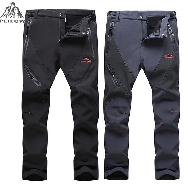 peilow autumn winter outwear soft shell men windproof waterproof pants fleece warm stitching men 's work trousers size ~5xl1, Black
peilow autumn winter outwear soft shell men windproof waterproof pants fleece warm stitching men 's work trousers size ~5xl1, Black