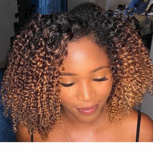 afro kinky curly ombre brown blonde auburn lace front human hair wigs for black women natural hair wigs pre plucked 150% density 16inc, Black;brown
afro kinky curly ombre brown blonde auburn lace front human hair wigs for black women natural hair wigs pre plucked 150% density 16inc, Black;brown