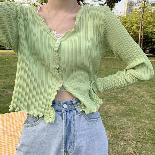 women's knits & tees sunscreen long sleeve v-neck knitted sweaters fashion brand korean style clothing summer fall sweet crop cardigans, White
women's knits & tees sunscreen long sleeve v-neck knitted sweaters fashion brand korean style clothing summer fall sweet crop cardigans, White