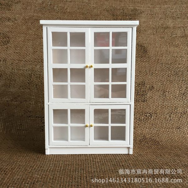 1: 12 dollhouse accessories model simple white bookcase cupboard 3-layer cabinet handmade design crsm
1: 12 dollhouse accessories model simple white bookcase cupboard 3-layer cabinet handmade design crsm