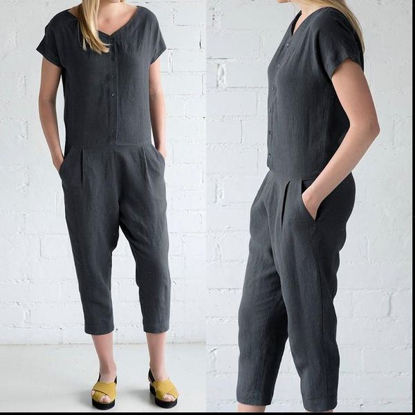 2021 zanzea vintage linen overalls womens jumpsuits button down rompers female v neck playsuits harem pants combinaison femme, Black;white
2021 zanzea vintage linen overalls womens jumpsuits button down rompers female v neck playsuits harem pants combinaison femme, Black;white