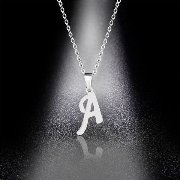 fashion accessories european hip hop stainless steel necklace clavicle chain simple 26 english letters necklace female fashion d, Silver
fashion accessories european hip hop stainless steel necklace clavicle chain simple 26 english letters necklace female fashion d, Silver