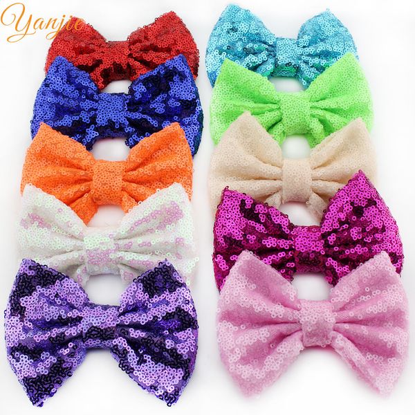 44 colors sale 5" sequins hair bows without clip festival kids diy handmade barretes hair accessories for women headwear y200710, Slivery;white
44 colors sale 5" sequins hair bows without clip festival kids diy handmade barretes hair accessories for women headwear y200710, Slivery;white