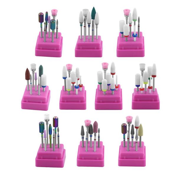 nail art equipment 7 pcs ceramic diamond drill bits set of milling cutter for manicure machine accessories electric files tools, Silver
nail art equipment 7 pcs ceramic diamond drill bits set of milling cutter for manicure machine accessories electric files tools, Silver