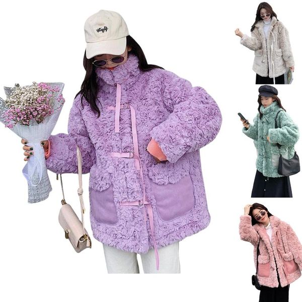 korean version of short lazy fur coat winter coat women faux fur woman jacket teddy jacket, Black
korean version of short lazy fur coat winter coat women faux fur woman jacket teddy jacket, Black