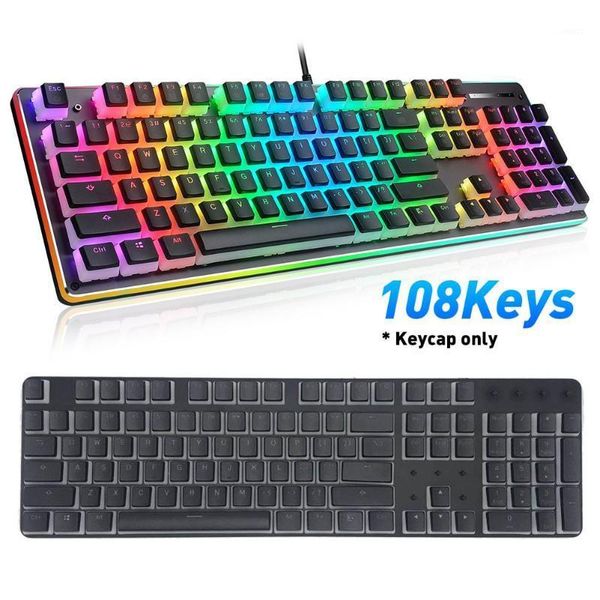108pcs/set stylish pbt rgb backlight keycaps replacement for mechanical keyboard1
108pcs/set stylish pbt rgb backlight keycaps replacement for mechanical keyboard1